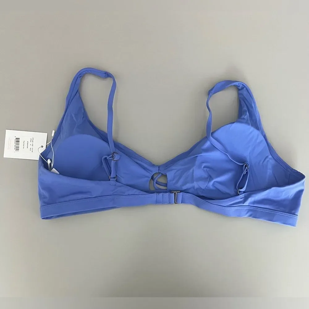 NWT Andie Swim The Crete Top Eco Nylon in Periwinkle Size XL